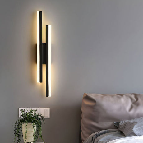Akryl LED Vägglampa | Vardagsrum | Metall-Akryl | 18,9" Armatur | Brick by Brick Carvallo