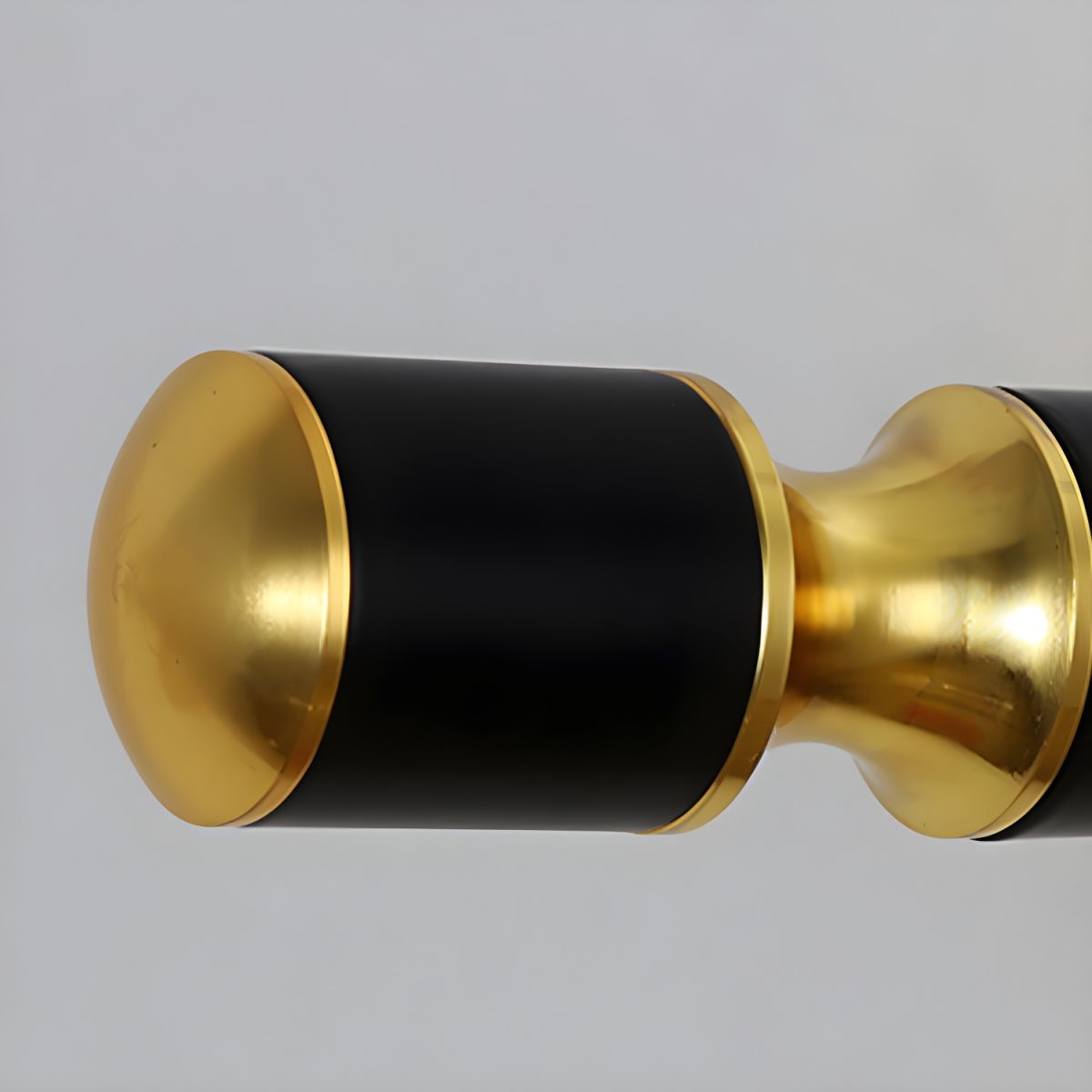 Svart Enkel LED Badrumsspegel Vägglampa Carvallo