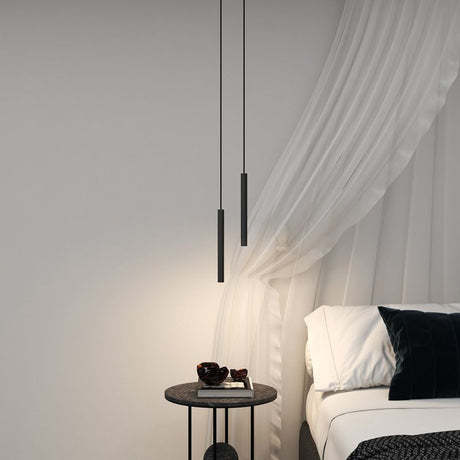 RadiantGlow - Elegant svart LED pendellampa för mysig atmosfär Carvallo