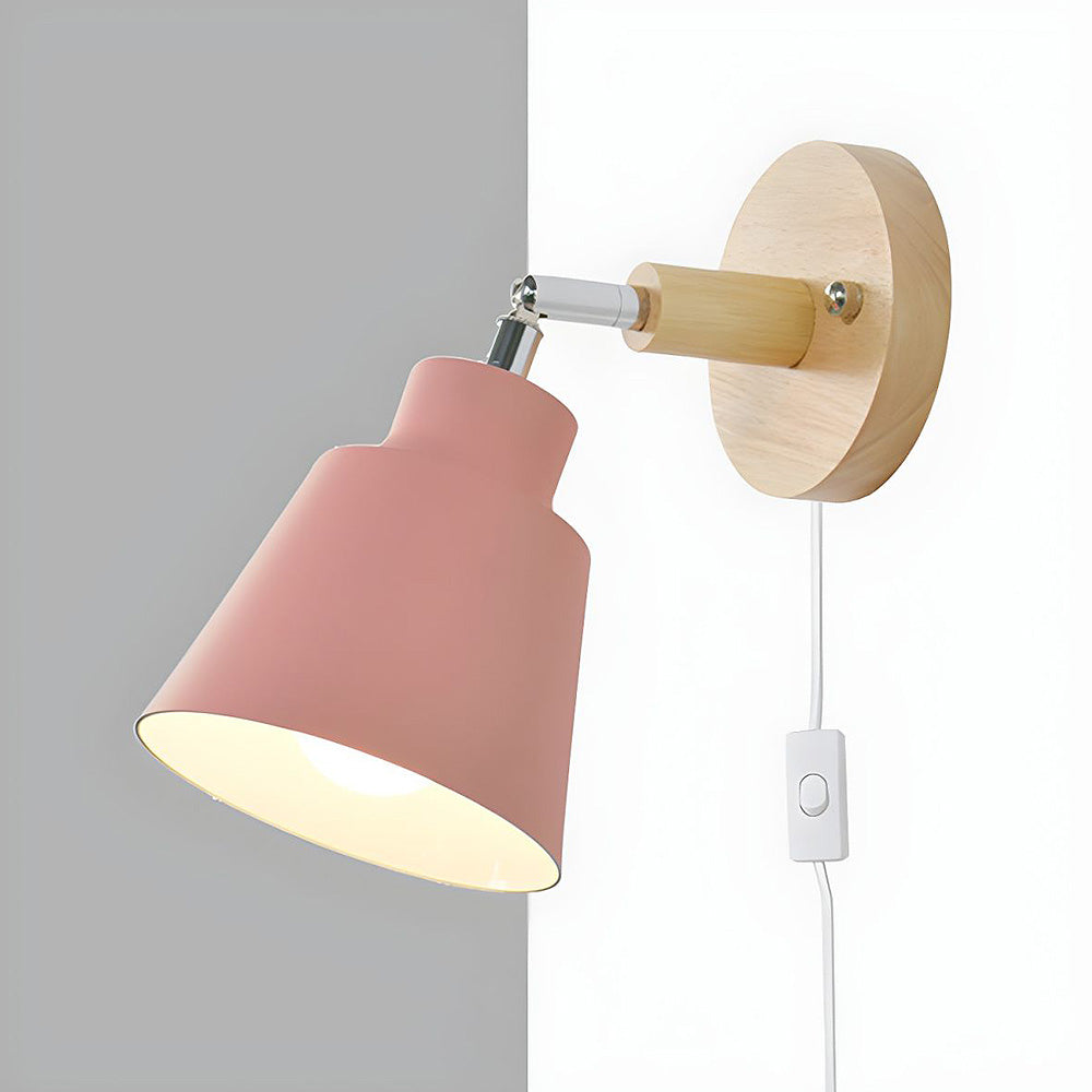 Vägglampa med trädetalj för sovrum Carvallo