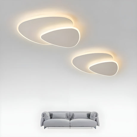 LED-taklampa i vitt – Modern rumsljus för vardagsrum & sovrum Carvallo