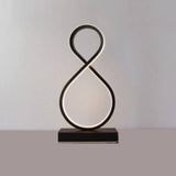 Elegant Infinity Curve LED-bordslampa – modern 8-formad minimalistisk design MILA Sverige