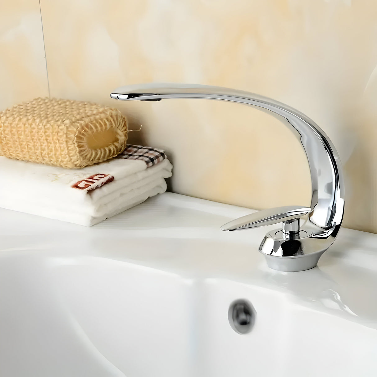 ModoSplash - Minimalistisk diskbänksblandare (Dual kontroll) Carvallo