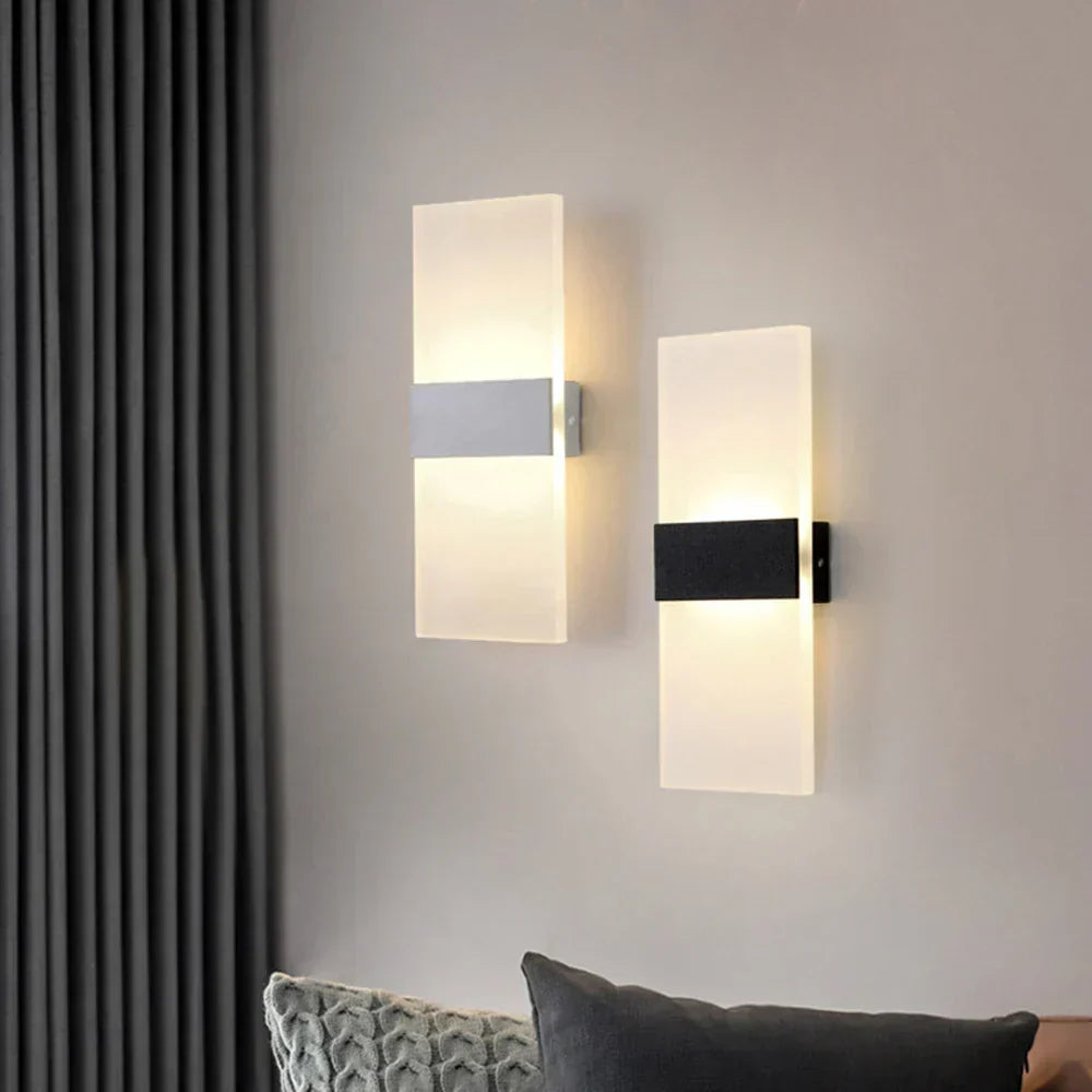 DimmerGlow - Modern LED Vägglampa med Dimmer Eleganta Belysning Carvallo