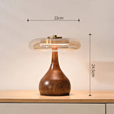 MushroomLuxe – Vintage Koppar Taklampa med Glaserat Design Carvallo