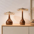 MushroomLuxe – Vintage Koppar Taklampa med Glaserat Design Carvallo
