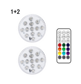 Underwater LED-lampa med fjärrkontroll – RGB flerfärgad poolbelysning för badrum och dammar Carvallo