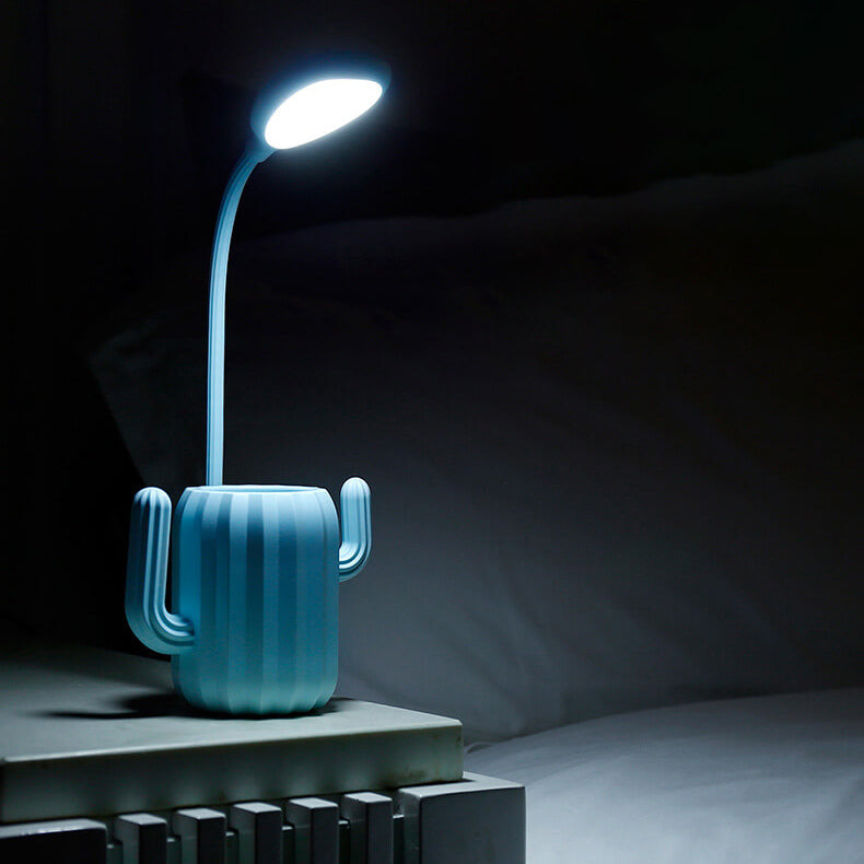 Vikbar Cactus LED-bordslampa - ögonvänlig ljus med kreativ design MILA Sverige