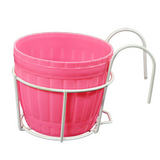 Praktisk krukställ med stabil metallram för balkong och terrass Carvallo