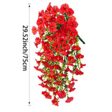 Konstgjorda hängande blommor för morgongloria – UV-beständig vinrankadekor MILA Sverige