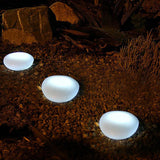 Rayvia Solar Pebble LED Landskapsljus - Modern Utomhus Solar Trädgårdsbelysning Carvallo
