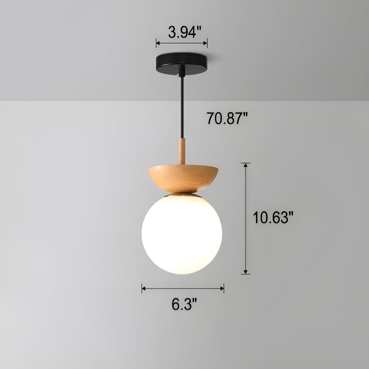 BalconyBloom Light - LED-taklampa i japansk stil Carvallo
