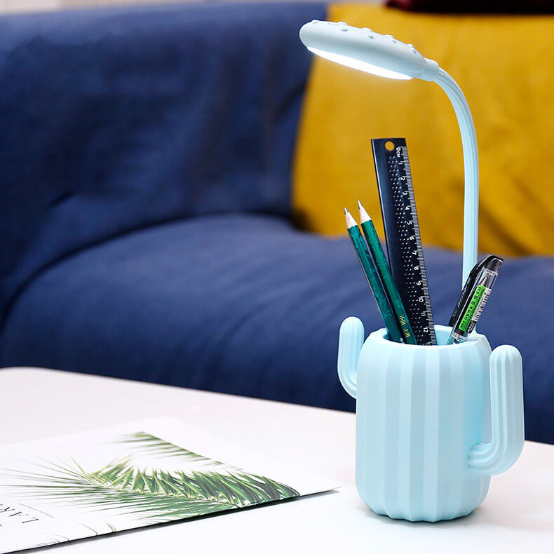 Vikbar Cactus LED-bordslampa - ögonvänlig ljus med kreativ design MILA Sverige