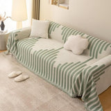 Modern Monochrome Feather Sofa Cover Carvallo