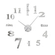 Carvallo – Modern väggklocka med numerisk och ord-timvisning för en stilren look Carvallo