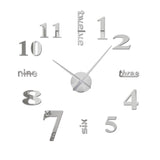 Carvallo – Modern väggklocka med numerisk och ord-timvisning för en stilren look Carvallo