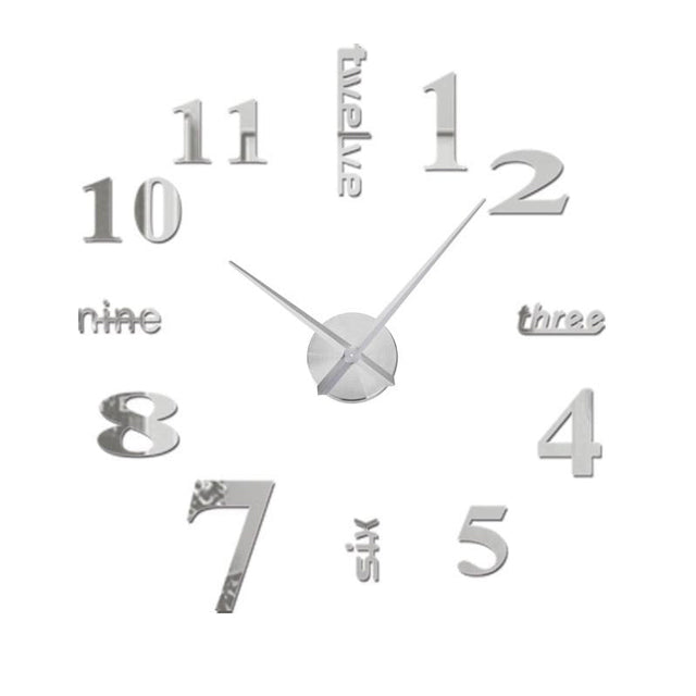 Carvallo – Modern väggklocka med numerisk och ord-timvisning för en stilren look Carvallo