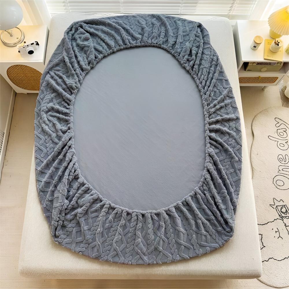 Premium Velvet Sherpa Sängset Carvallo