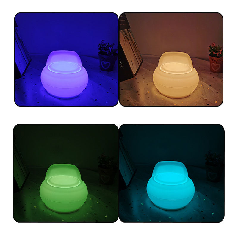 Uppladdningsbar LED-nattlampa – mjuk silikon Touch-lampa MILA Sverige