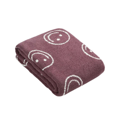 Smiley Face Plush Blanket Carvallo