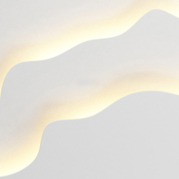 WaveGlow - Ovalt LED-vägglampa med vågdesign Carvallo