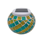 Solar LED-målat glasljus – spiralmönster för utomhuselegans MILA Sverige