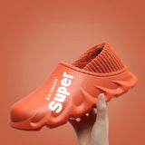 Mjuka Super Skorna Slip-on Sneakers-Personligt-BB-Skor-Orange-36-37-Hemnix