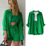 Sanny™ Matchande Set-Hemnix-Grön-S-Hemnix