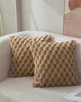 Carvallo – Lyxig Plysch Dekorativ Kudde med Lush Textur för Elegant Komfort Carvallo