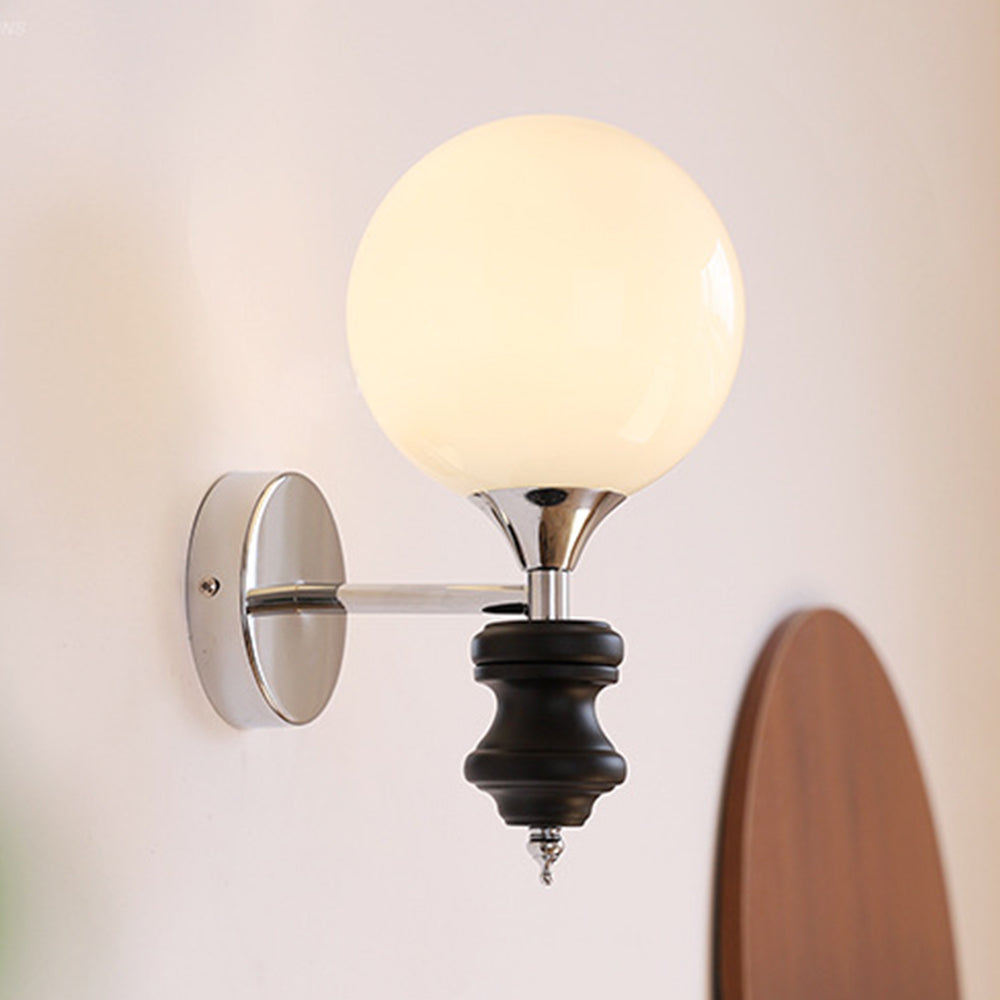 Fransk Medeltida Vintage Bauhaus Vägglampa Carvallo