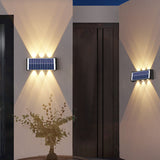 Carvallo Modern Solar-LED-Wall Light for Outdoor | Rectangular Design | IP56 Waterproof | Various Sizes & Light Intensities Carvallo