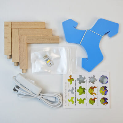 DIY Mondlampe LED Nachtlicht USB Dekorative Tischlampe MILA Sverige