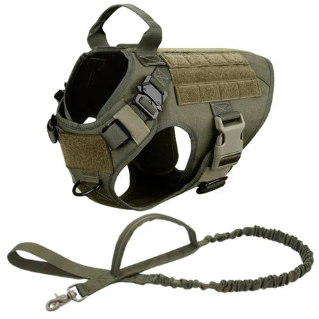 PawsSecur – Taktisk hundväst med Ingen-drag kontroll och anpassningsbara hjälppaneler Carvallo