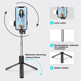 GlowGrip 6-i-1 Bluetooth Selfie Stick-stativ MILA Sverige
