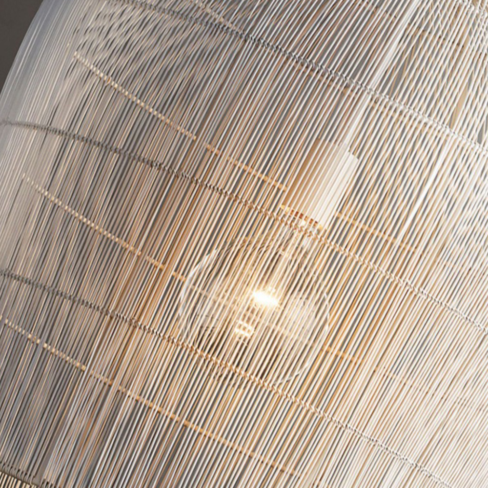 Klassisk Enkel Rotan Taklampa Carvallo