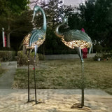 Modern järnkran Solar LED vattentät landskapslampa MILA Sverige