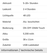 LumiTouch Bordslampa – Dimmbar LED med Touchkontroll Carvallo