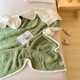 Plush Fyrkantig Rutigt Filt Carvallo