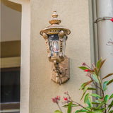 Utomhus Vintage Glas Vägglampa Carvallo