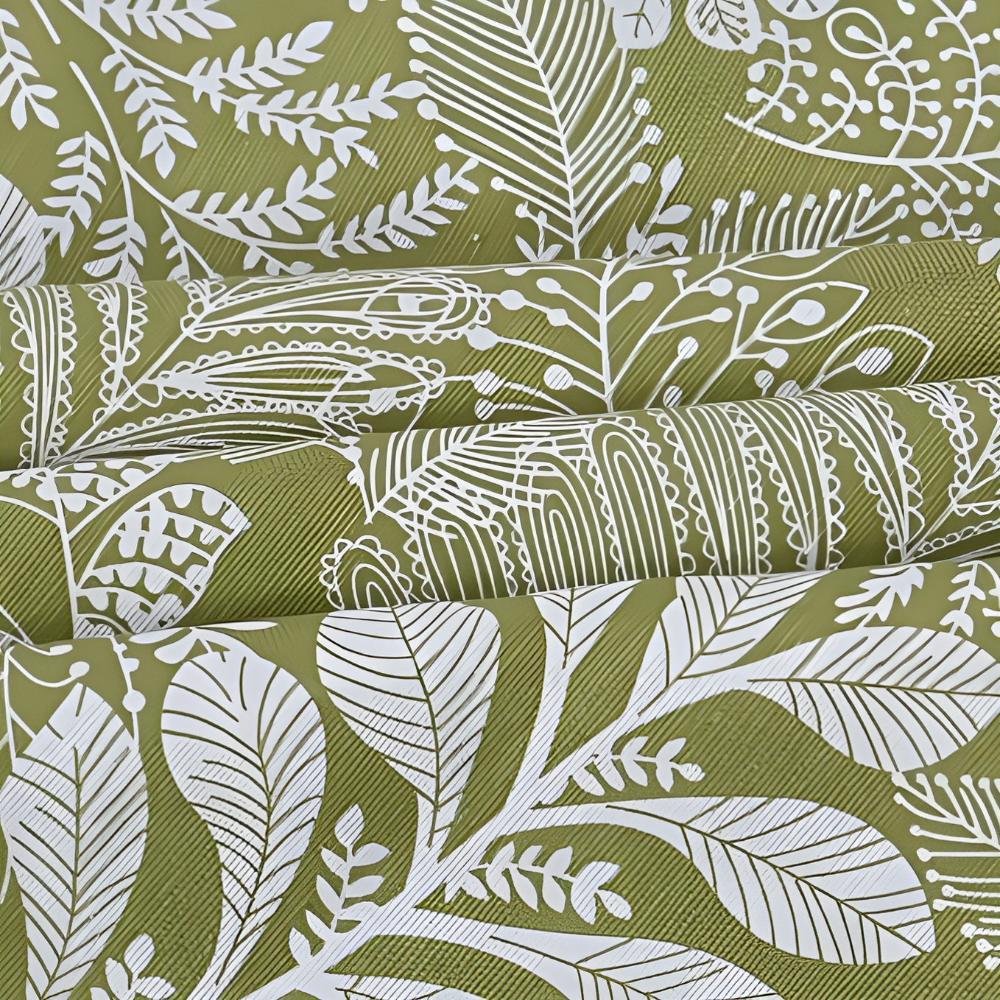 Rustik Charm Broderad Duk Carvallo