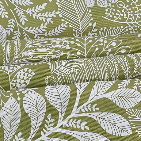 Rustik Charm Broderad Duk Carvallo