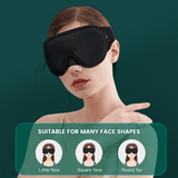 Portabel 3D Sovmask - Ljusblockerande, Mjukt Vadderat Ögonskydd för Optimal Komfort-Personligt-BB-Hemnix