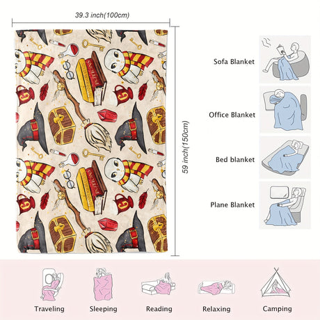 Magisk Harry Potter Filt – För en Förtrollande Atmosfär i Ditt Hem Carvallo