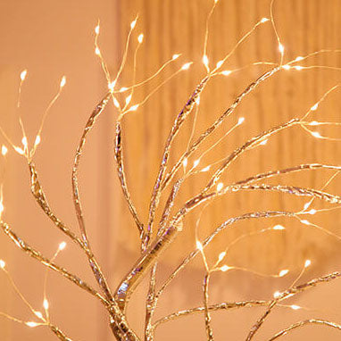 LED Bordslampa med färgglada trädbelysningar Carvallo