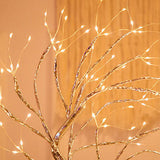 LED Bordslampa med färgglada trädbelysningar Carvallo