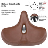 Bred ergonomisk cykelsadel för MTB E-cykel och stadscykel komfort Carvallo