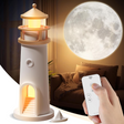 Lighthouse Moon Projektor Lampa – Bluetooth Musik Stjärnklart Nattljus Carvallo