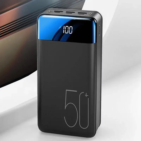 Carvallo Powerbank 100.000 mAh | Ultra-snabb laddning | För laptop, surfplatta & smartphone | Kompakt & extremt kraftfull Carvallo