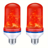FlameGlow LED-lampor - Magisk flammeffekt i två Carvallo
