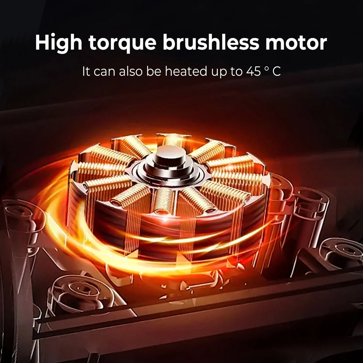 Royaleva Professionell Sladdlös Handhållen Vibration Massageapparat med Värme – USB-uppladdningsbar för Nacke, Rygg, Huvud och Ansikte Carvallo